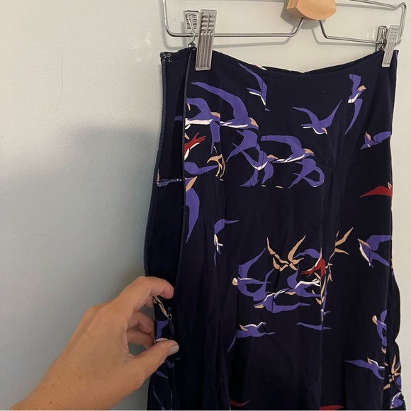 Anthropologie Maeve “Merida” Bird Midi Skirt - Picture 7 of 8